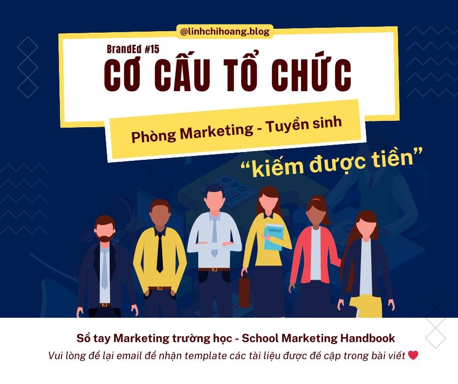 [BrandEd#15] Cơ cấu tổ chức của phòng Marketing – Tuyển sinh “kiếm được&nbsp;tiền”